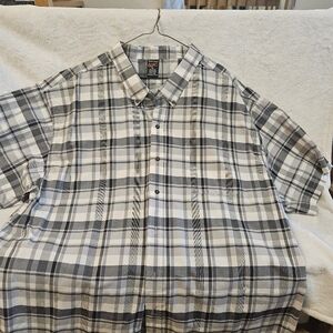 Walnut Creek Big And Tall Button Down Short Sleeve Shirt‎